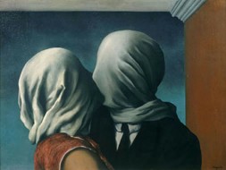 Los amantes, por René Magritte(1928)